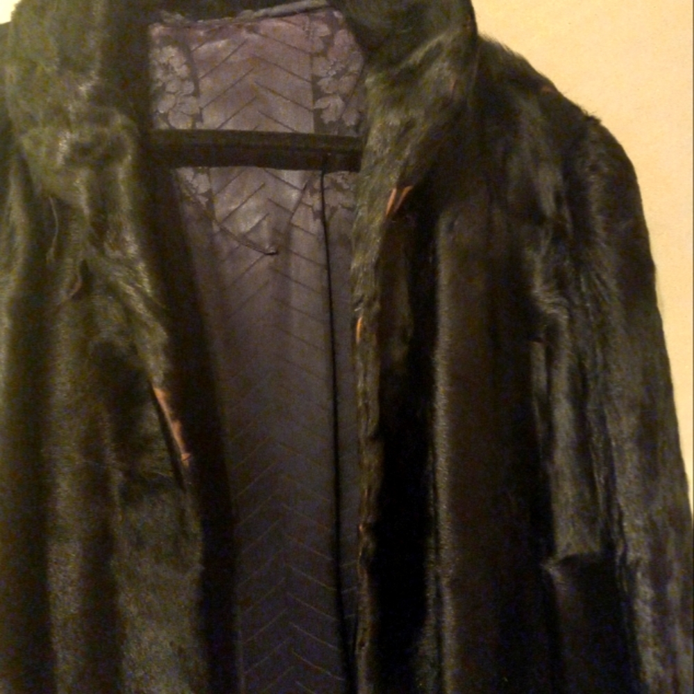 Vintage  Russian poney fur cap.